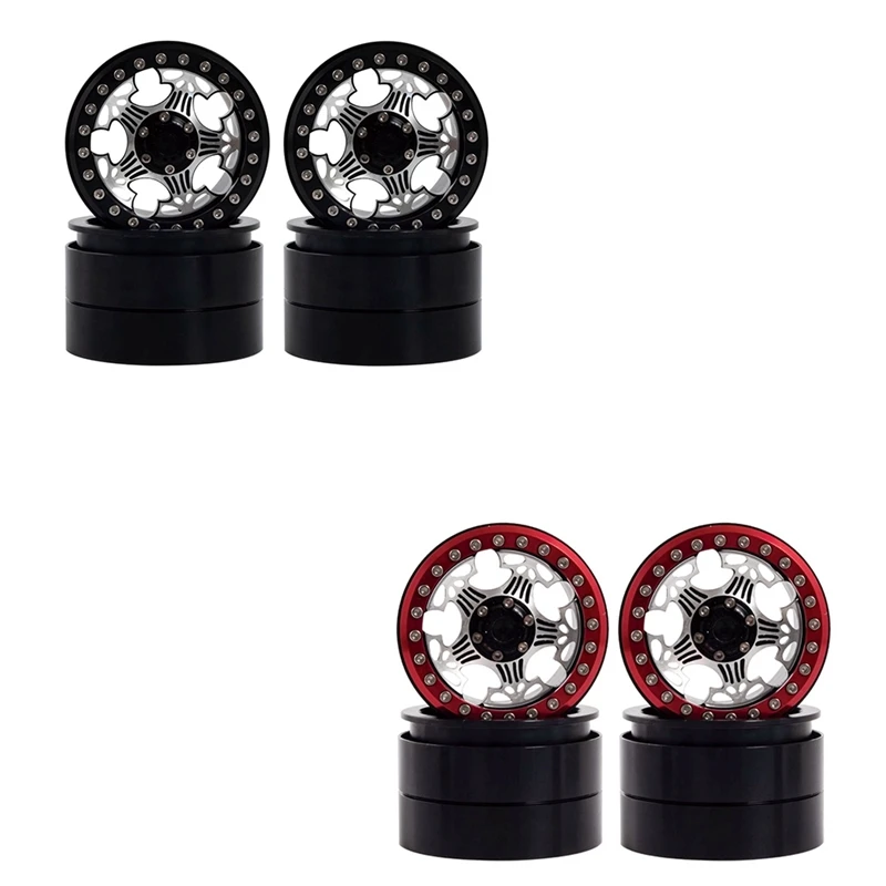 

4 шт. металлические колесные диски 2,2 Beadlock Hub 145G для радиоуправляемого гусеничного автомобиля 1/10 Axial SCX10 RR10 Wraith Traxxas TRX4, обновленные детали