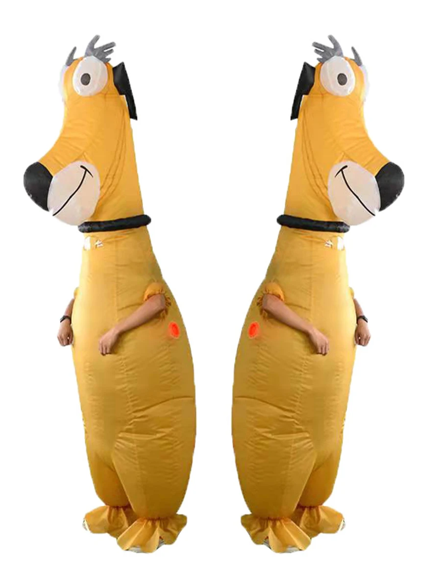 

JYZCOS Inflatable Dog Costume Unisex Adult Animal Dog Cosplay Suit Halloween Carnival Anime Party Stage Performance Stage Dress
