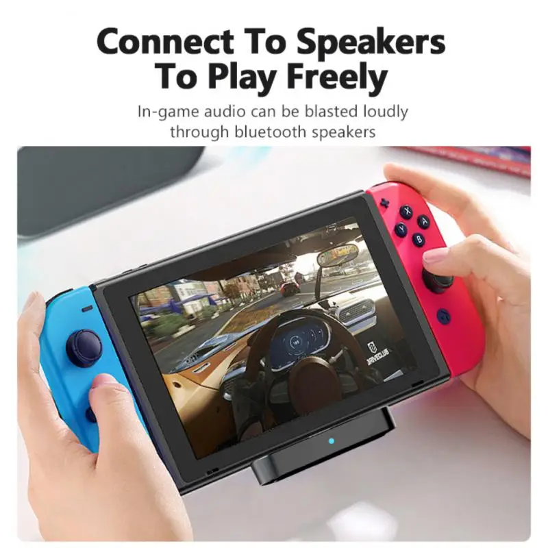 Bluetooth 5.1 Wireless Audio Transmitter Adapter Type-C for Nintendo Switch NS OLED Switch Lite PS4 PC Computer Laptop TV RYRA