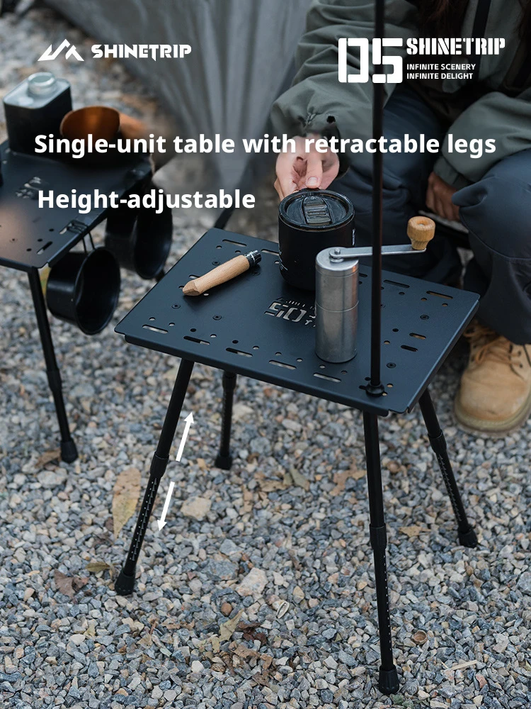 샤인트립 05 디파트먼트 싱글 유닛 고하중 야외용 휴대용 접이식 테이블 (확장형..