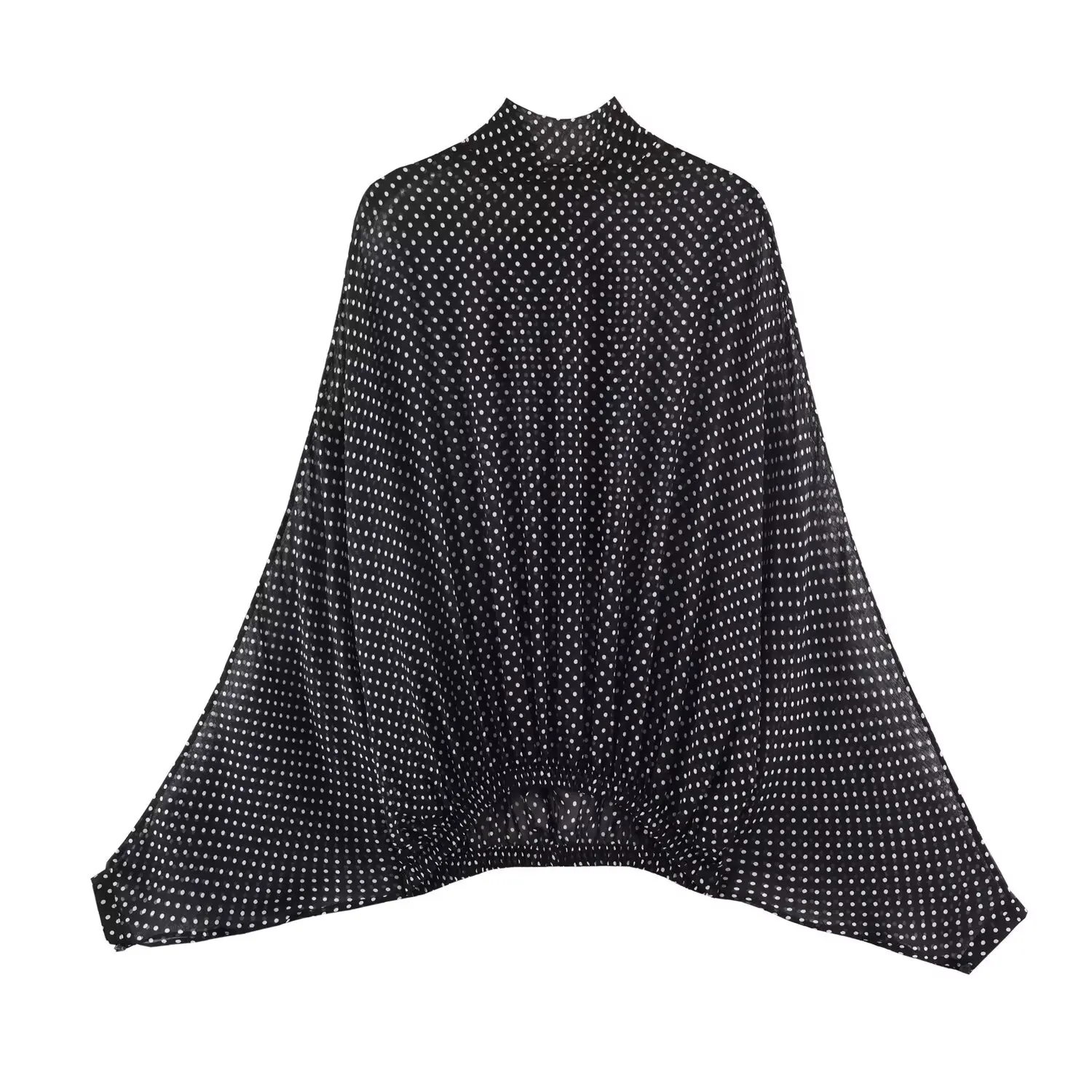 Polka Dot Printed Women Shirt 2025 Autumn New Bow Tied Blouse Woman Tops Lady Ruffles Long Sleeve Loose Elegant Blouses Top ﻿