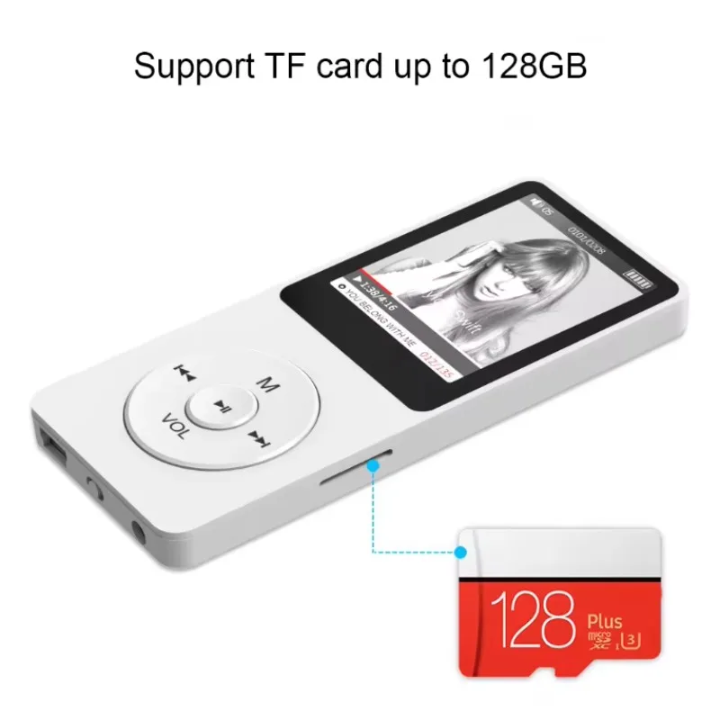 TFT LCD ÷ MP4 MP3  ÷̾, ũ å  TF ī,  , ս  ̴ MP3 ÷̾, 1.8 ġ