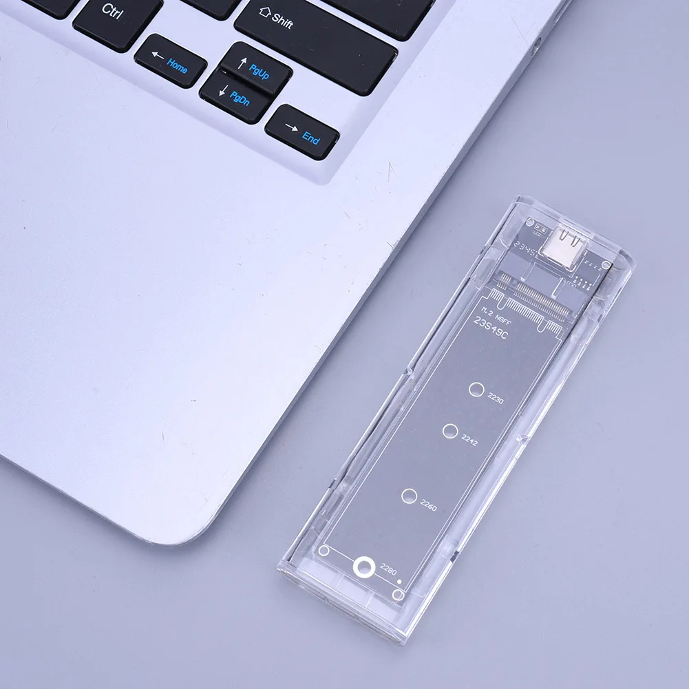 M.2 NGFF SATA ָ Ʈ ũ ڽ, USB 3.1 C Ÿ, 10Gbps ϵ ũ ̽, B Ű, B + M Ű, 22230, 2242, 2260, 2280mm SSD  