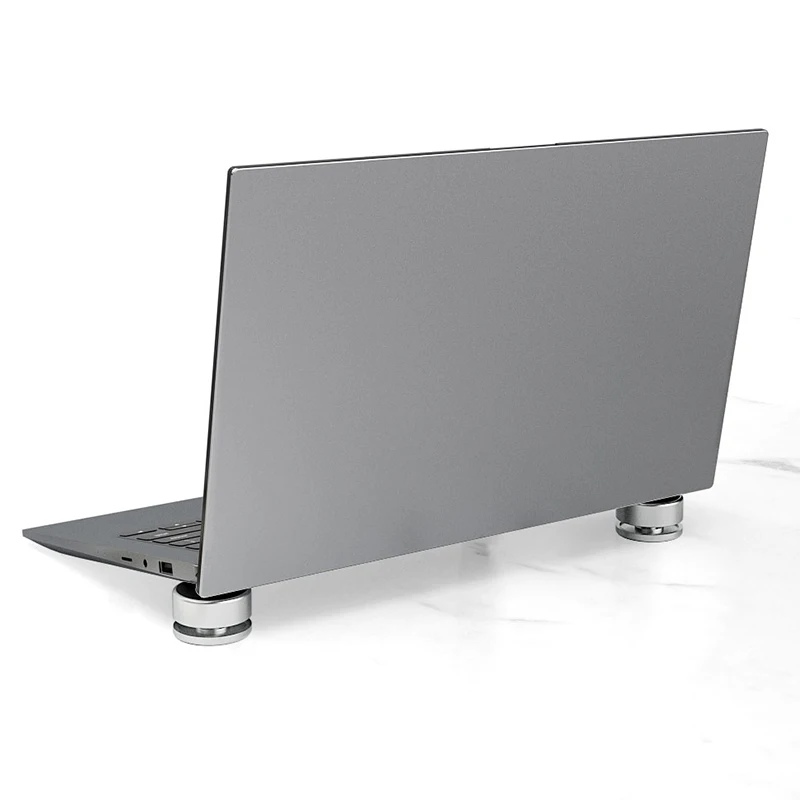 Teucer-laptop Stand Pad Magnésio Liga de Alumínio Portátil Ajustável Base de Refrigeração Suporte Antiderrapante para Macbook Lot1 - Imagem 6