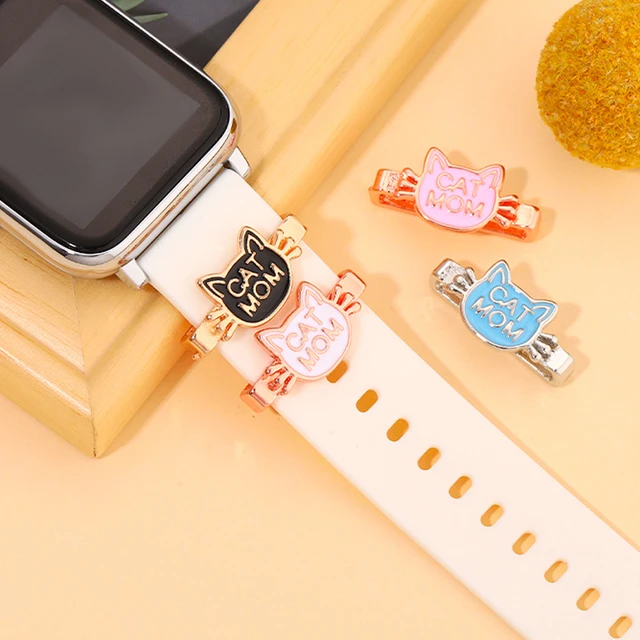 Moon Decoration For Apple watch band iWatch/Galaxy watch 4/3 Bracelet  Silicone Strap Accessories Jewelry star Decorative Charms - AliExpress