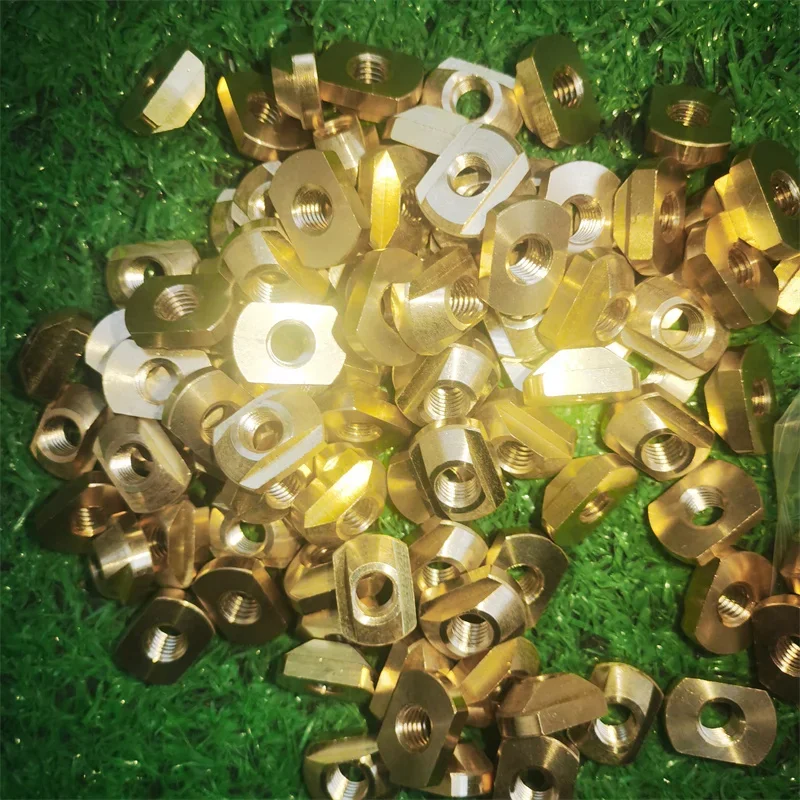 10 Or 20Pcs M8 Windsurf Hydrofoil Mounting Brass T-Nuts Water Sports Surfing All Hydrofoil Tracks Outdoors Surfing Accessories hydrofoil mounting t nuts