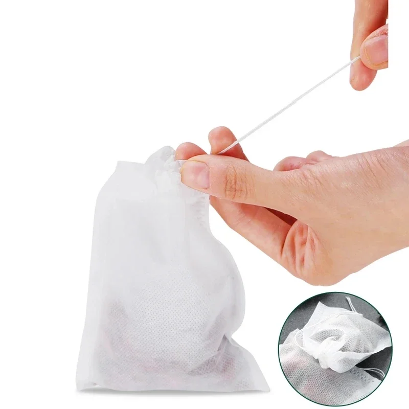 Disposable Tea Bags Empty Tea Bag with String Heal Seal Filter Paper 50/100Pcs/Lot