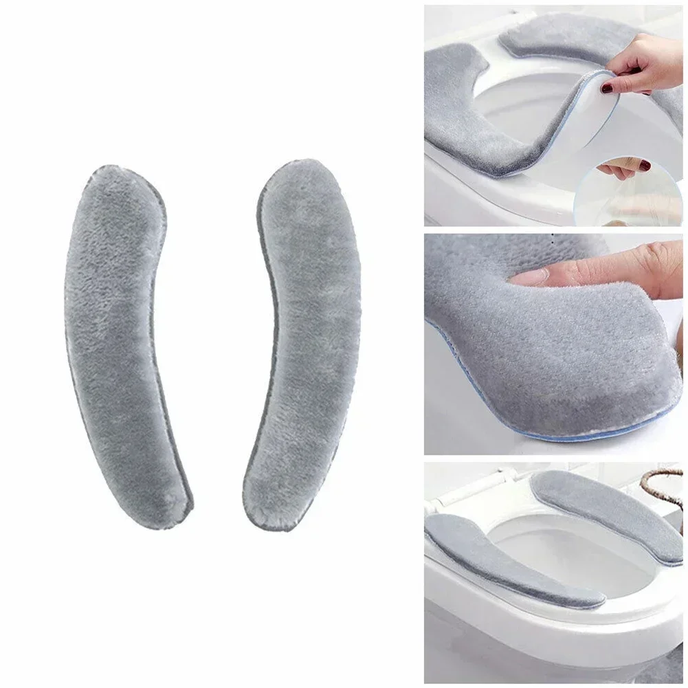 Toilet Seat Cover Toilet Mat Toilet Seat Cushion Washable Soft Warmer Mat Cover Pad Bathroom Accessories