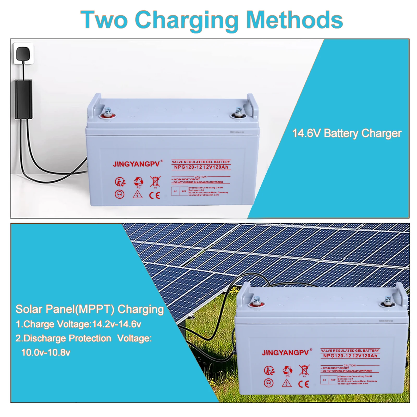 12V 120AH Gel Battery Free Maintenance Solar Power Battery Station Lead  Acid Battery Rechargeable Battery For Boat Motor Solar