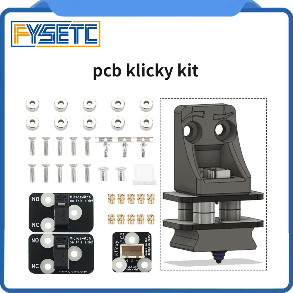 Fysetc-diy z Auto Nivelamento Pcb Kit para Impressoras Voron 3d Versão Mais Recente Voron 2.4 Probe Auto D2f01