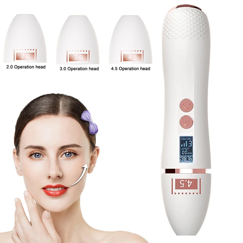 At Home 7D HIFU Lifting Device for Facial Anti Aging and Wrinkle Reduction Precise Skin Tightening Eye Neck Care Massager Tool
