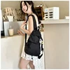 Nylon Solid Portable Backpacks Large Capacity Simple Versatile Color Matching Backpacks for Women 2024 Casual Fashion on Sale 4