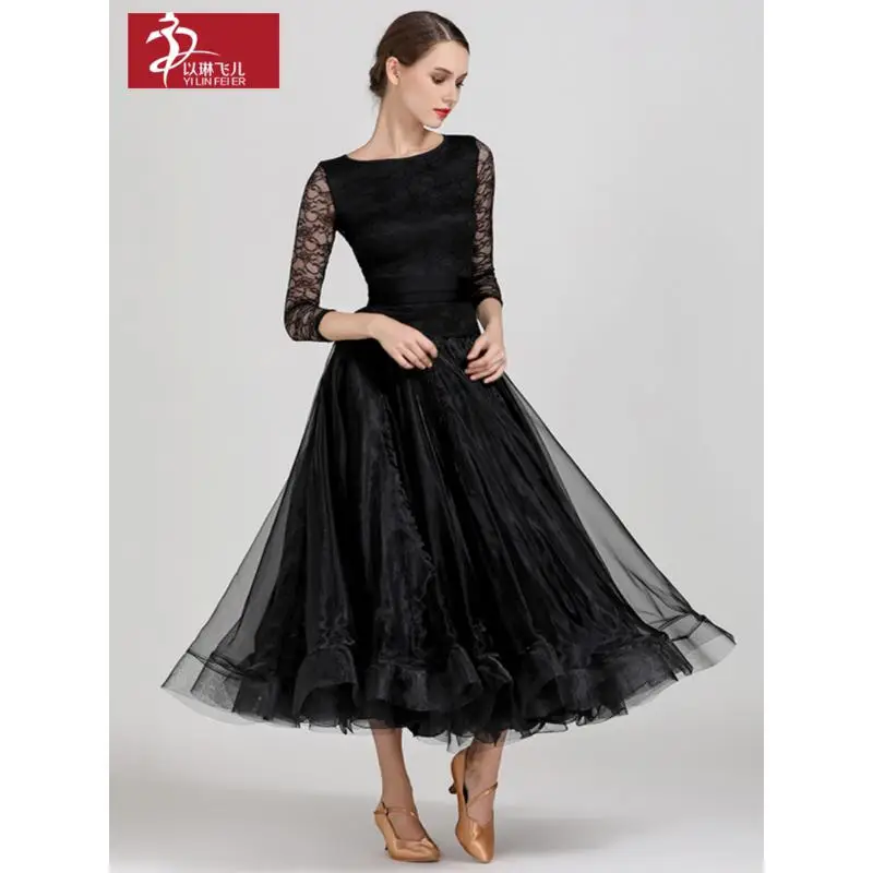 Newest Woman Ballroom Dance Competition Dress Dance Ballroom Waltz Standard Dress Women 1855