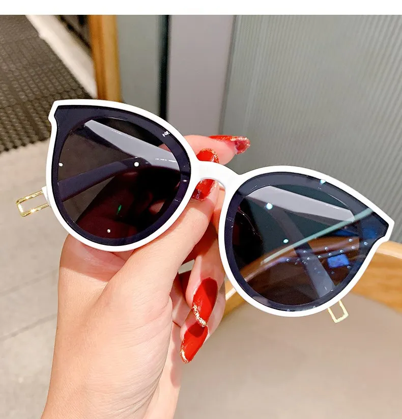 New Fashion Sunglasses Girls Boys Brand Round Vintage Children Sun Glasses Baby Shades Mirror Goggles Eyeglasses UV400_voghion.com