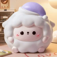 Creative Enamel Cartoon Animal Savings Can Home Decoration Gift for Children Boys Girls Can't Break Change Piggy Bank, 1Pc 2