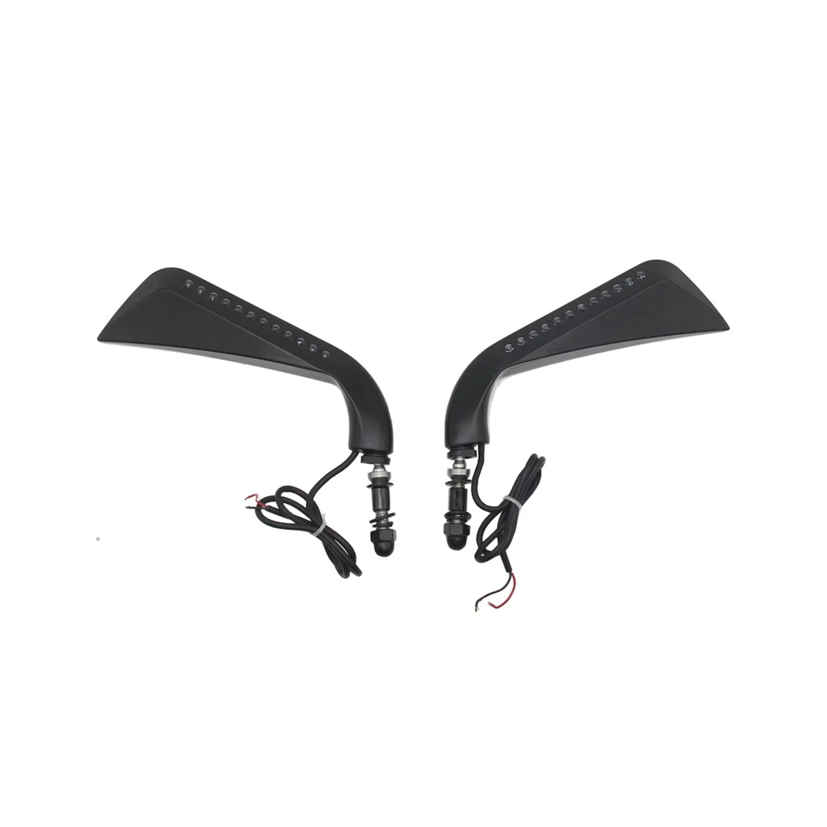 

Мотоциклетное боковое зеркало заднего вида с фотолампой, сигнал поворота, черный цвет для Harley Dyna Fatboy Softail Sportster