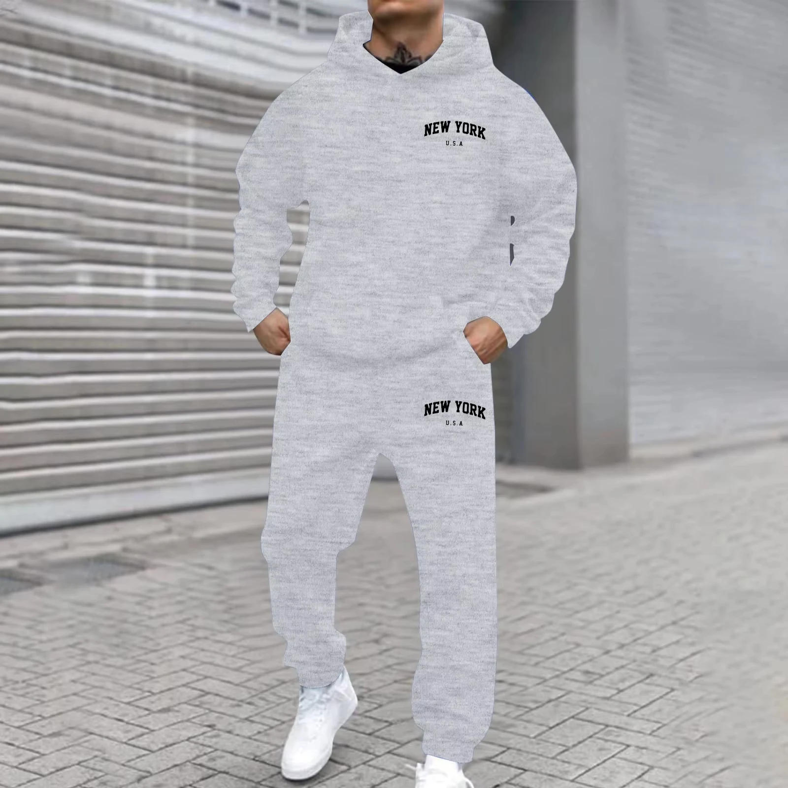 PlatiNum Hoodie Co-ords Set Back View