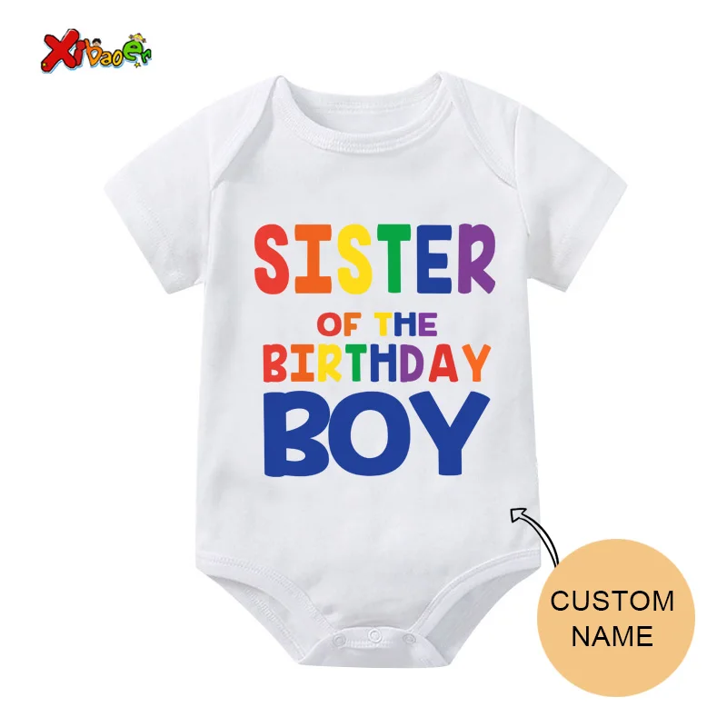 Family Matching Outfits Birthday Party 2023 Family Clothes Set T Shirts Birthday Boy Kids Personalized Name Boy Party T-shirt 4