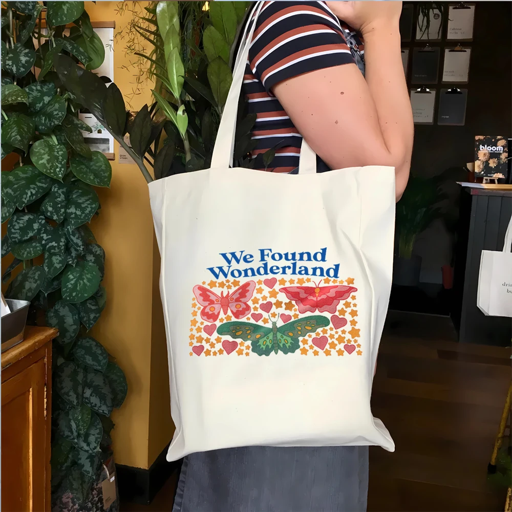 Wonderland Tote Bag 1989 Versione Di Taylor Top Tote Bag Canzoni Taylor Borsa Di Tela Regalo Per Swiftie Regalo Per Taylor Worldwide Fan