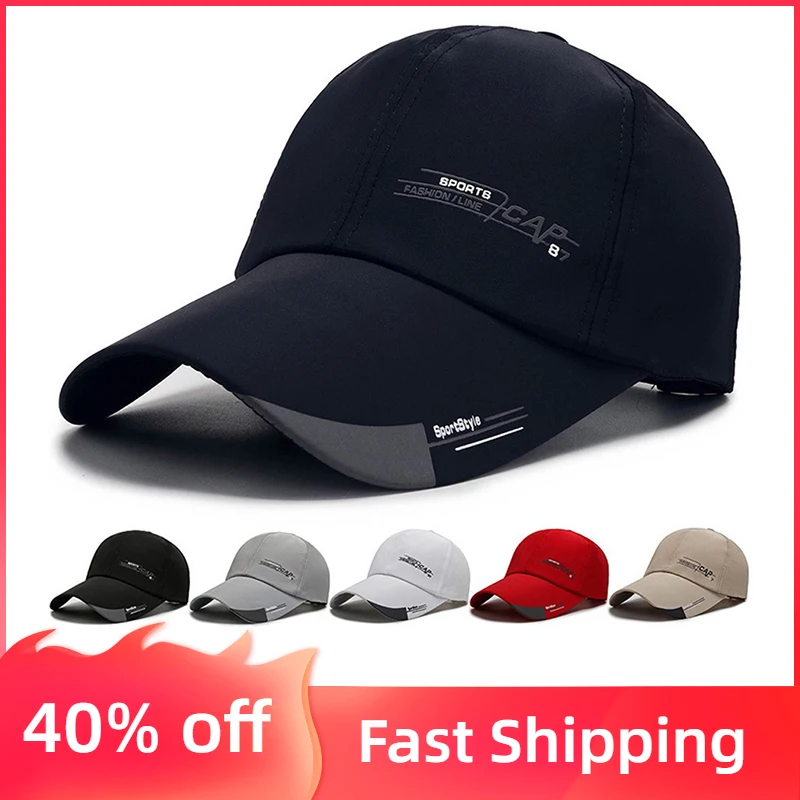 Fishing Clothes Cap Long Brim Baseball Cap Sun Visor Hat Waterproof Sport Duck Tongue Sun Hat Men's