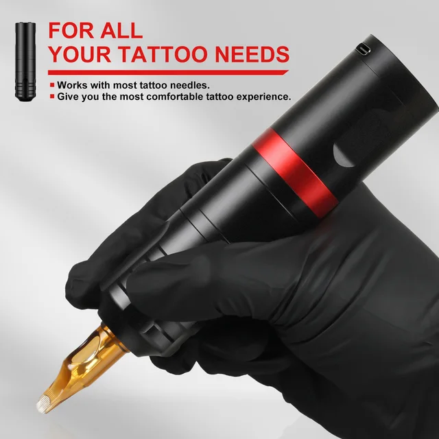 MAST ワイヤレスタトゥーマシン ブラシレスモーター LEDディスプレイ