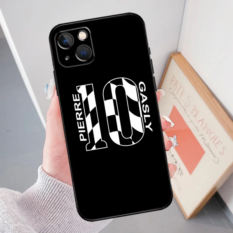 F1 Formula 2021 10 Gasly Case For iPhone 13 Pro Max 11 12 Pro Max Mini X XR XS Max 7 8 Plus SE 2020 Cover Shell iphone 13 cover