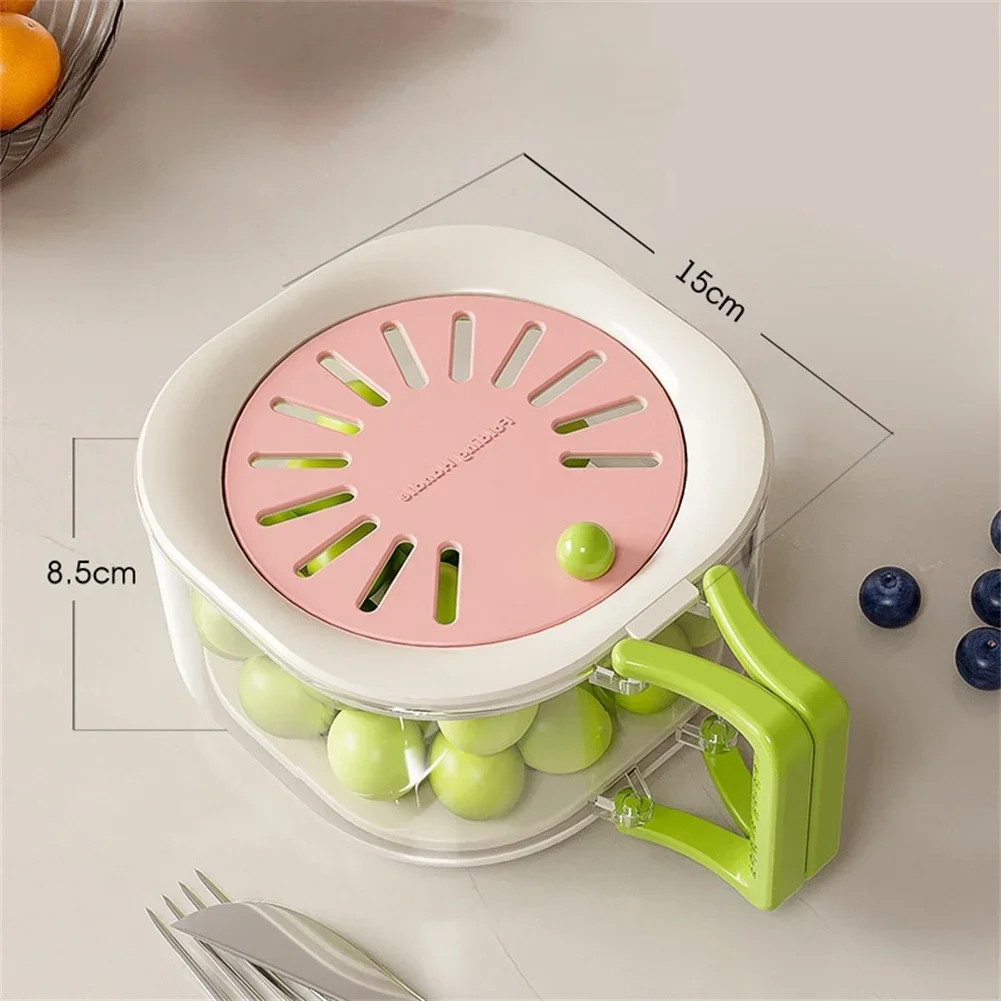 15x15x8.5cm Drain Strainer Bowl Easy Clean Drain Basket Easy To Clean Efficient Water Drainage Handle For Use