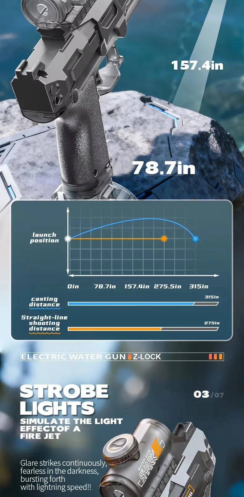 Elektrische Wasserpistole Mit Flammensimulation Und Sensor_voghion.com