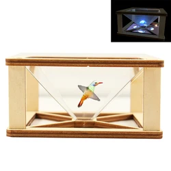 Diy 3d lâmpada de projeção holográfica caule brinquedos para crianças educacional ciência experiência tecnologia brinquedo conjunto material feito à mão