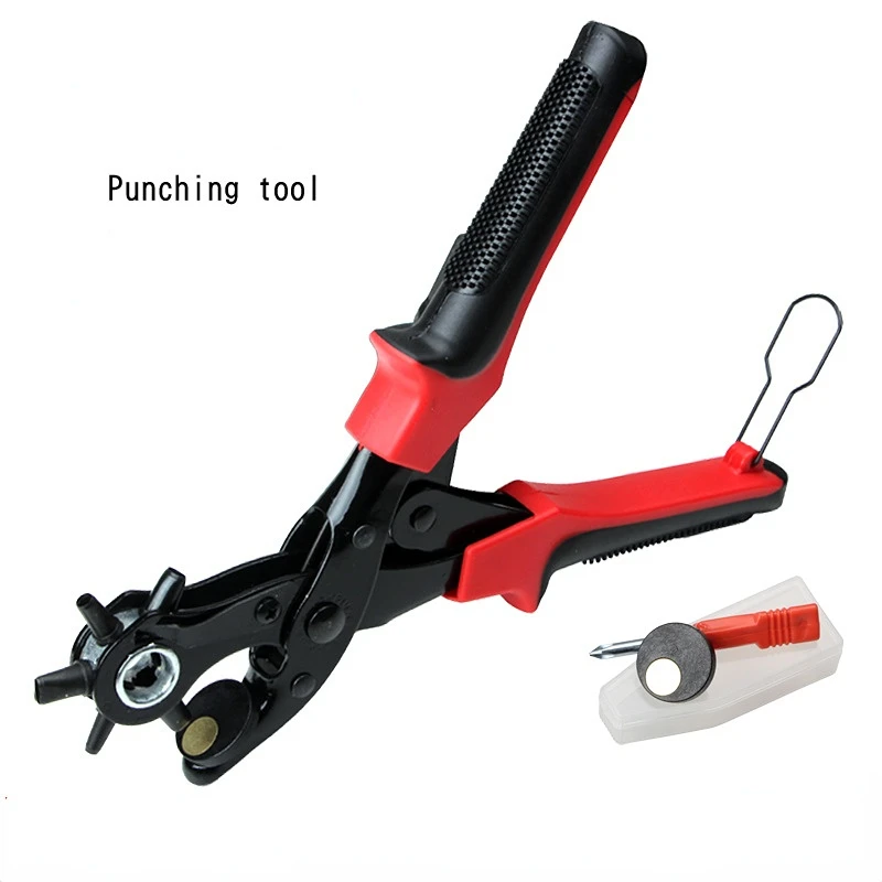 

Belt Perforator Multi-function - Hand Tool Round Hole Flat Pliers