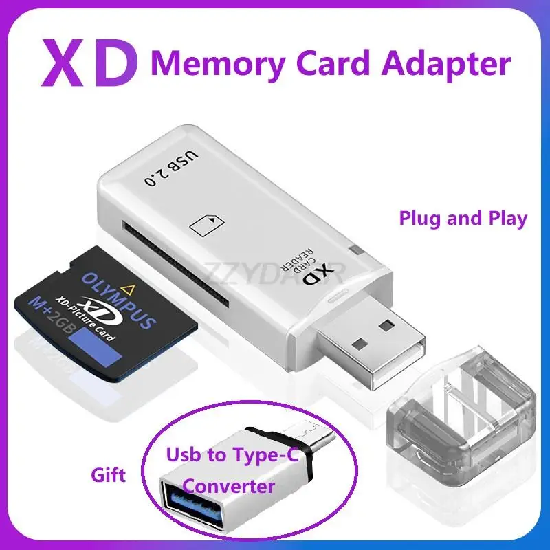 USBXDPictureCardReaderUSBXDCardReaderXDMemoryCardAdapter