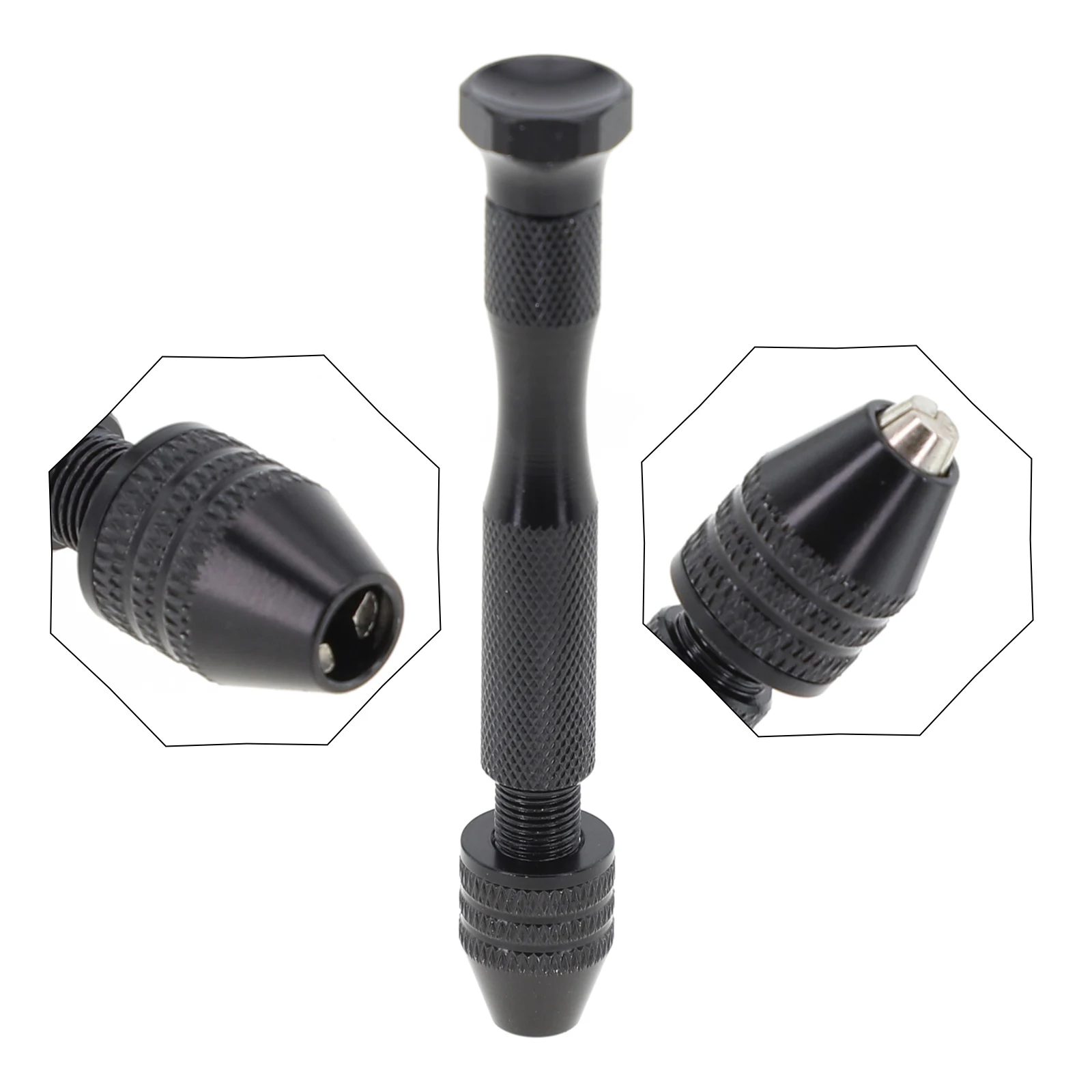 Mini perceuse à main aluminium 0.3-3.2mm pour modélisme