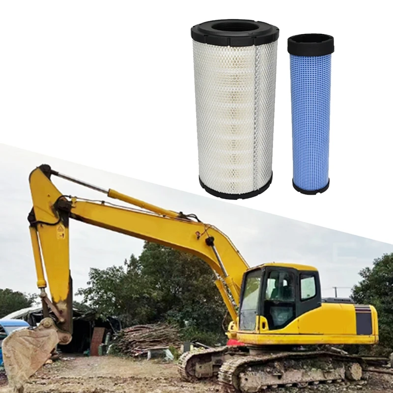 

Air Filter Elements 600-185-3100 600185310 For Komatsu Excavator PC200-7 PC200-8 PC228US Parts Accessories