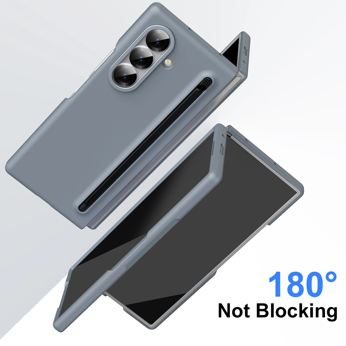 Color Skin Friendly Matte Elastic Case with Optional Pen and Tempered Film - Shockproof Hard Cover
