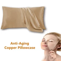 1/2 pcs Copper Pillowcase for Better Sleeping Anti-Aging Pillow Cover Wrinkles Reduction Hair Smoothing 1