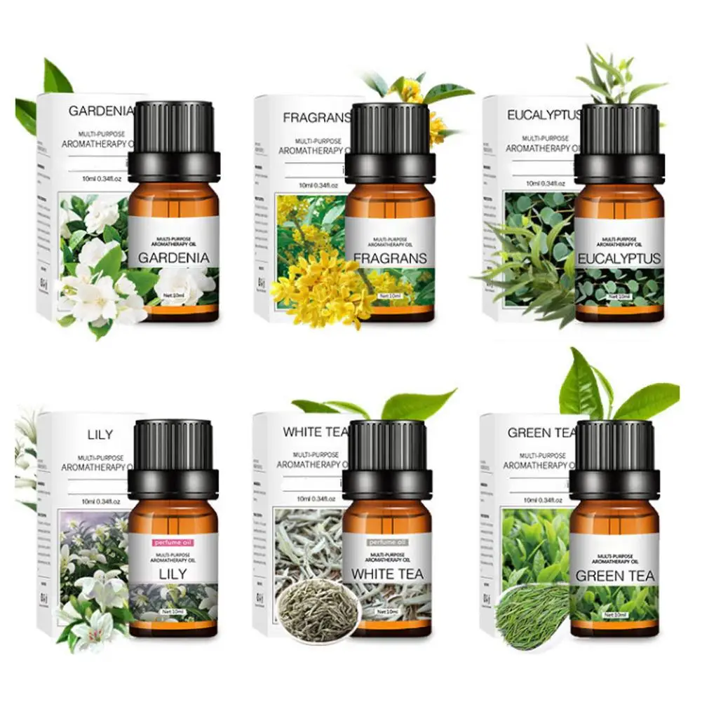 10ML Fragrance Oil Gift Set Fruit Scent Diffuser Candle Soap Making Oil Set