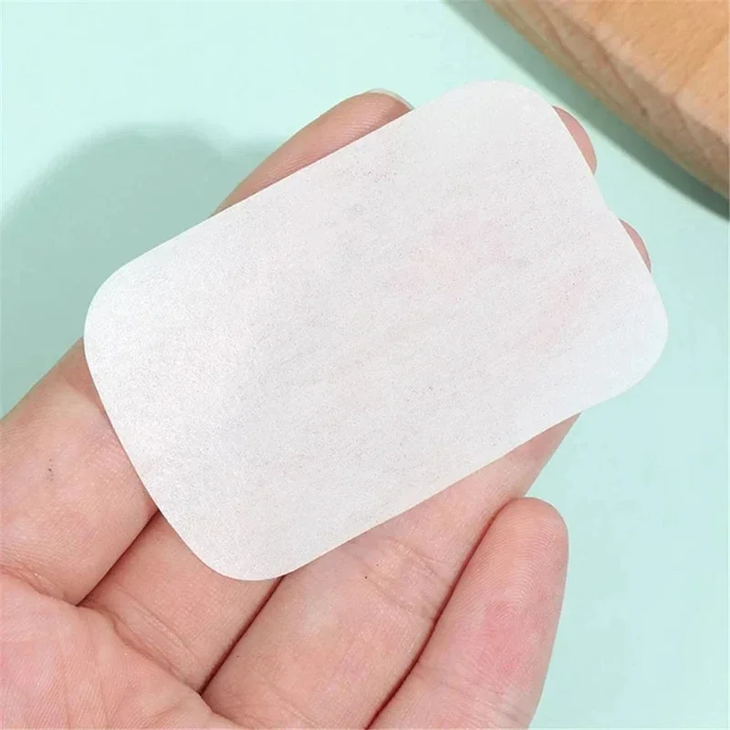 50/100/200/500pcs Portable Bath Hand Washing Slice Sheets Outdoor Travel Scented Foaming Soap Paper Bath Clean Soap Tablets