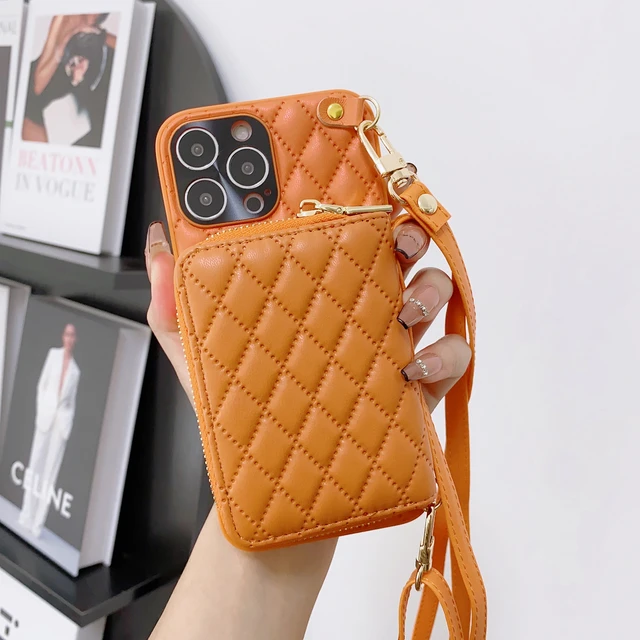 Iphone 13 Phone Case Card Holder Wallet Crossbody - Wallet Funda de cuero  Iphone 14 - Aliexpress