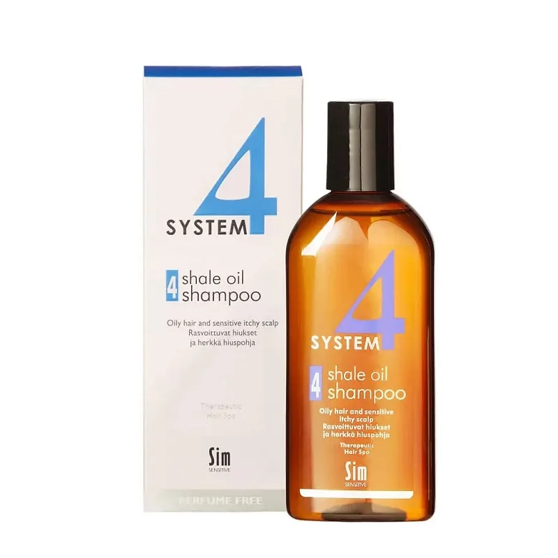 System 4 shale oil shampoo шампунь для жирной и чувствительной кожи головы 215 мл | Красота