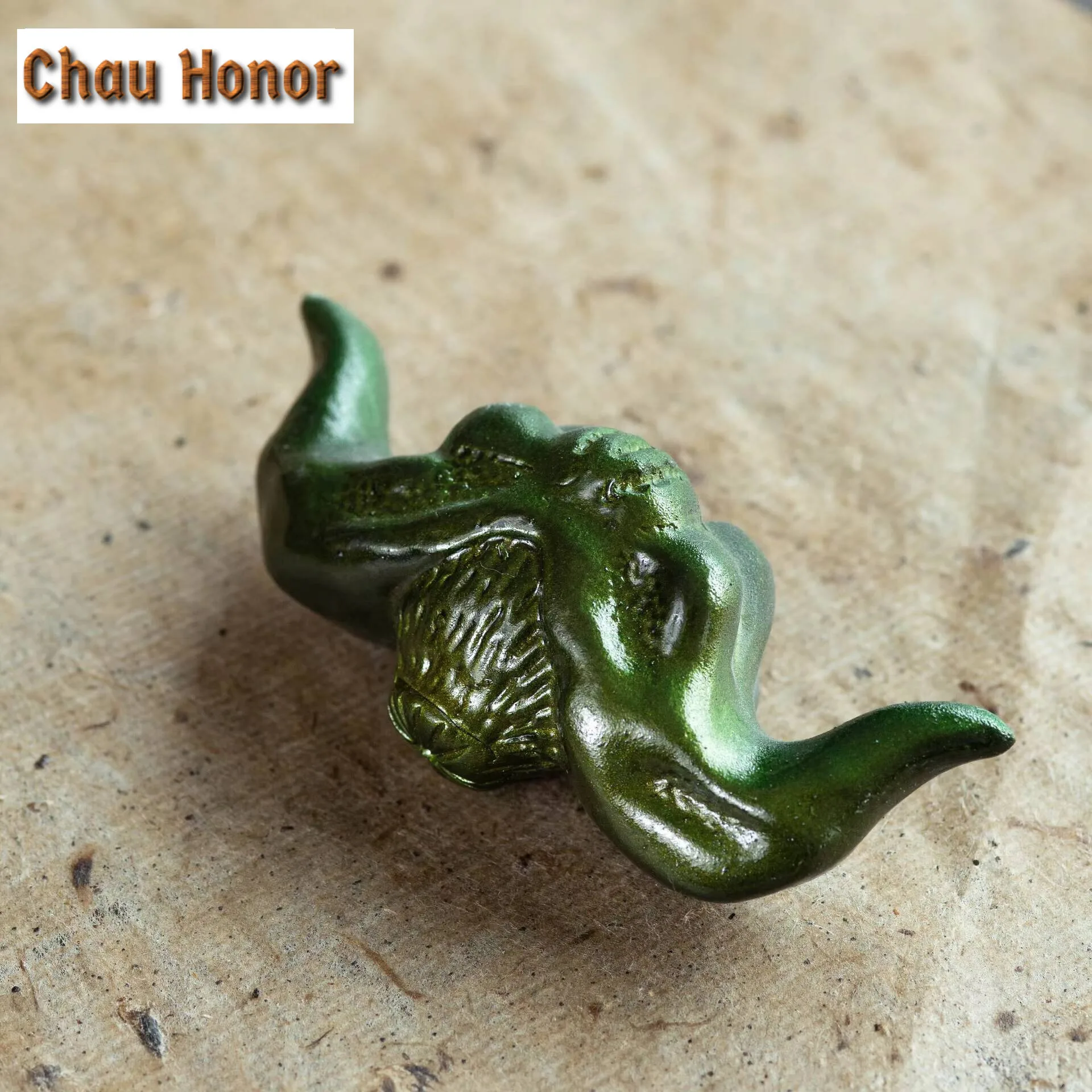 Handmade Zisha Tea Pet Color Changing Water Chestnut Fruit Tea Play Figurine Yixing Purple Clay Pen Holder Sculpture Decoration