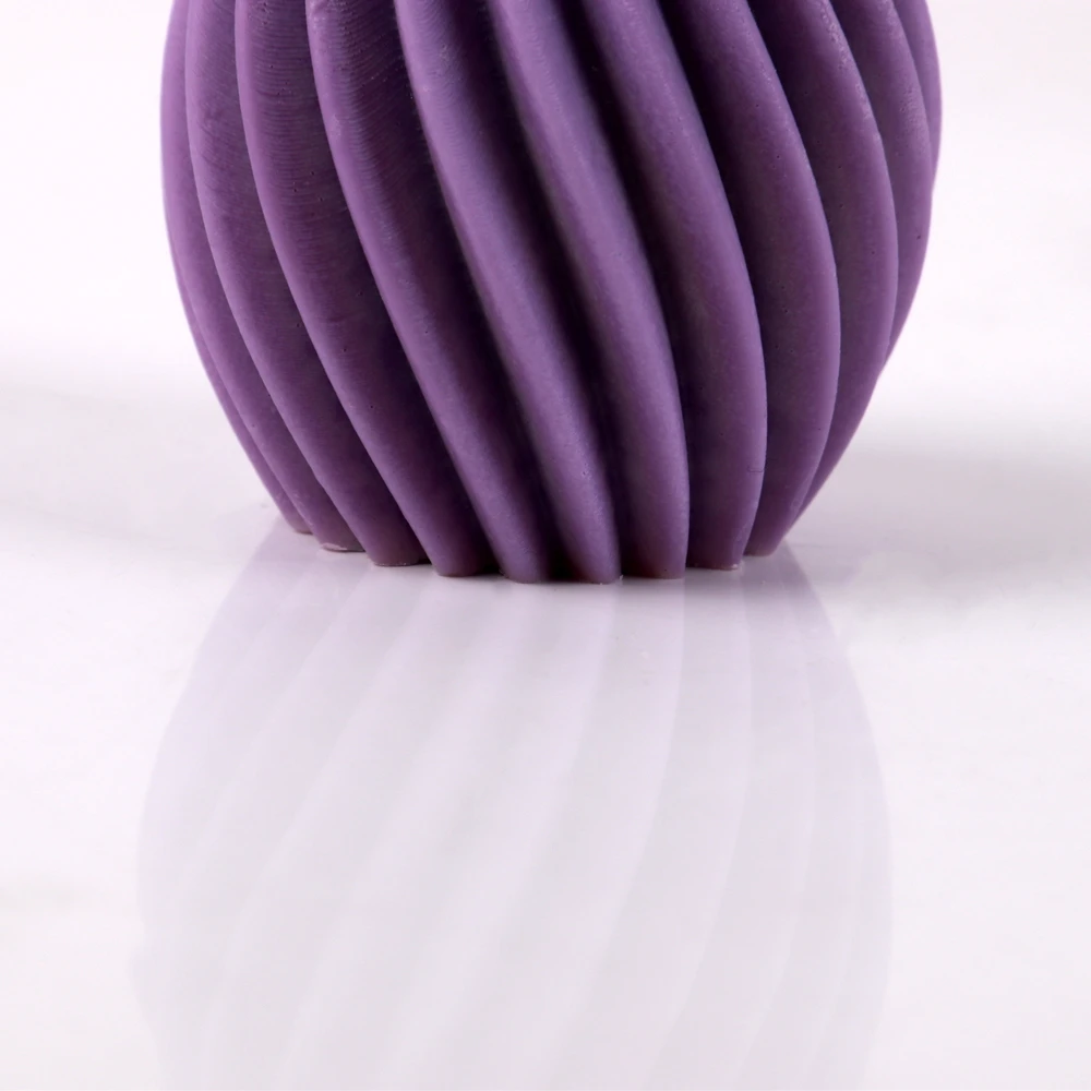 Description Picture 6 of itemGeometry Spiral Stripe Candle Silicone Mold New 3D Egg Shaped Resin Molds for DIY Aromatherapy Candle Soap Making Handmade Gifts