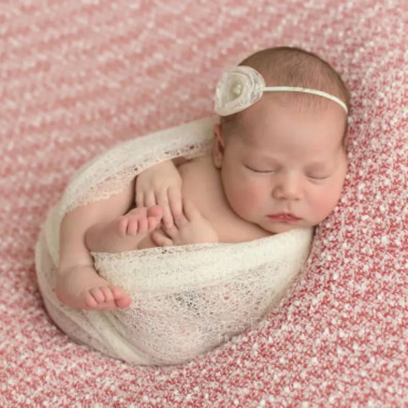 

Newborn Photography Props Baby Wraps Photo Shooting Accessories Photograph Studio Blanket Backdrop Mohair Elastic Fabric