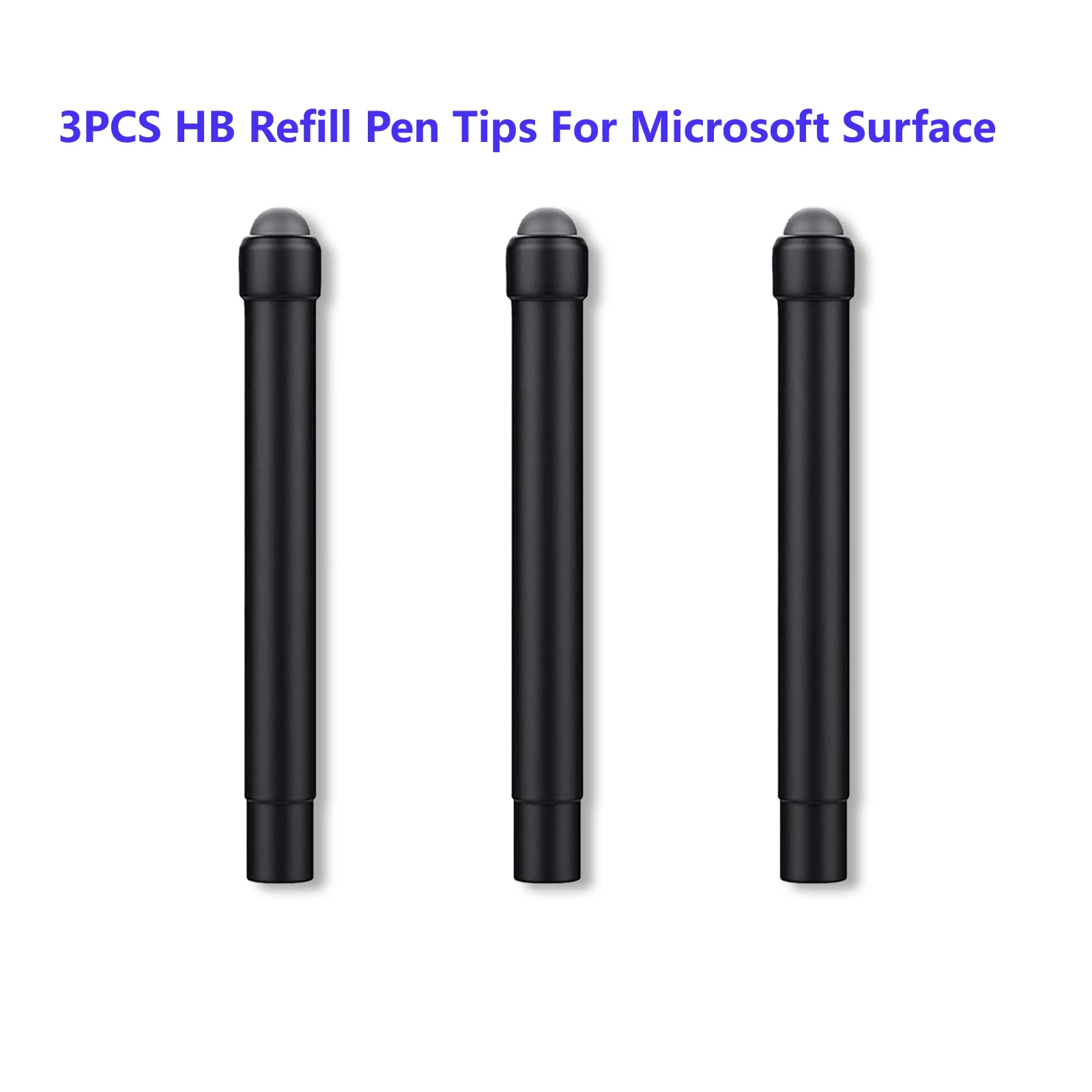 

3PCS HB Refill Pen Tips Stylus Pen Nib Refill Replacement For Microsoft Surface Pro 7/6/5/4/Book/Studio/Go Touch Pen Tip