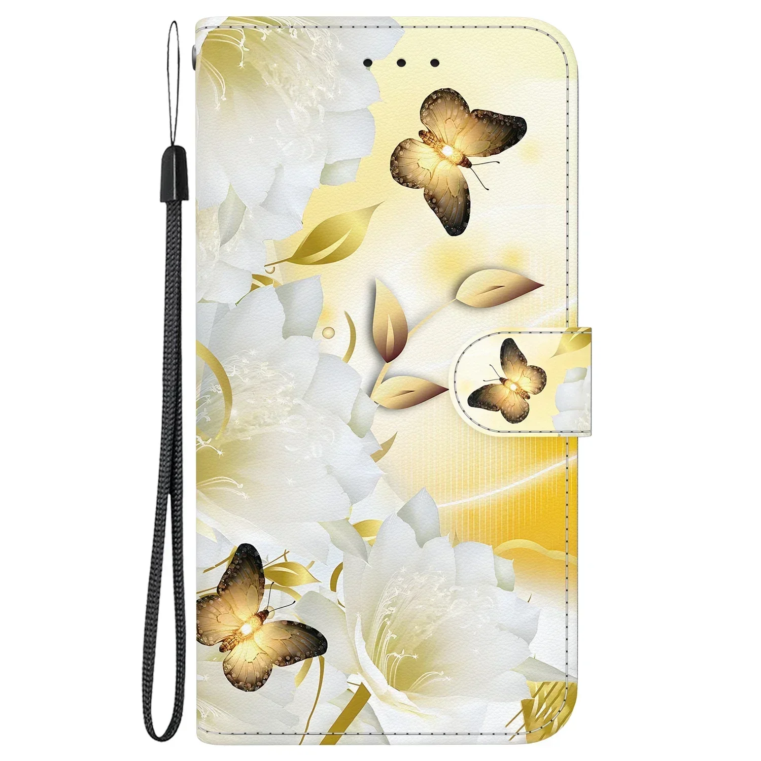 Sunjolly Artistic Flip Wallet Phone Case Cover