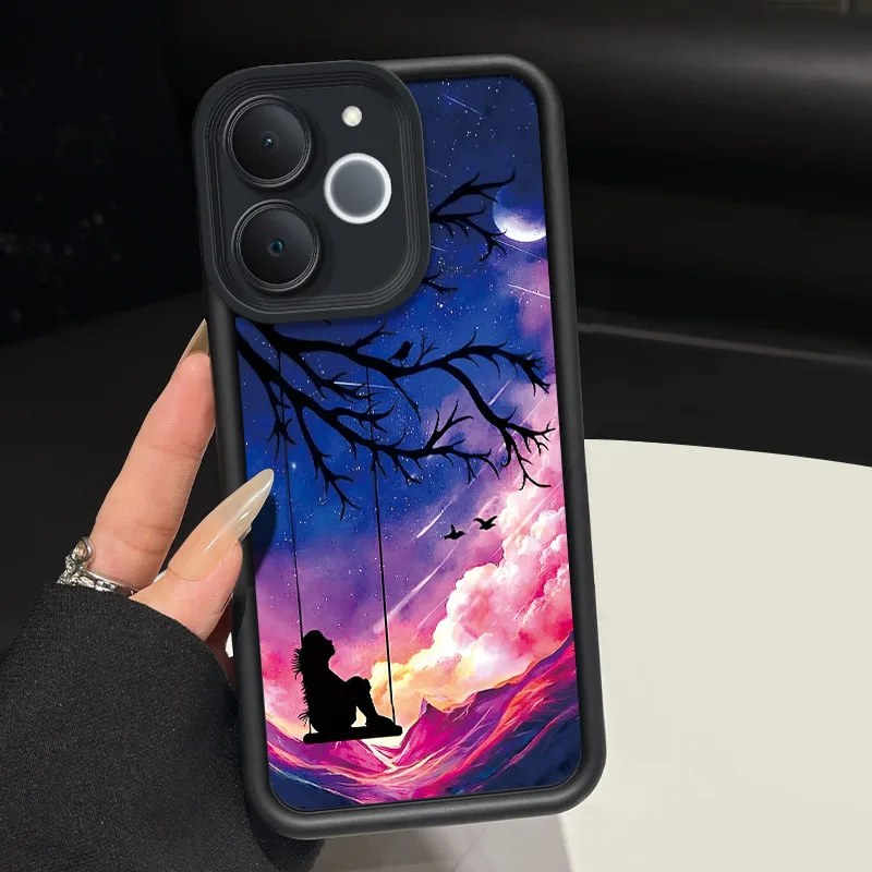 Sleek Anti-Scratch Soft Phone Case with Full Camera Protection and Contemporary Design
