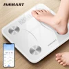 INSMART Weight Scale Bathroom Fat Smart Electronic Composition Analyzer Fashion Selling Precision Bathroom White Analyzer Scale 1