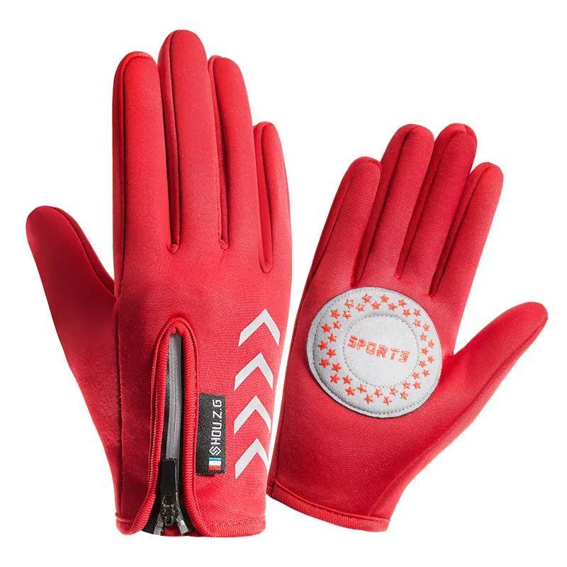 Warm Ski Gloves Snowboard Boys Girls Windproof Outdoor Kids Winter Riding Bicycle Bike Sports Running Snow Full Finger Gloves 5