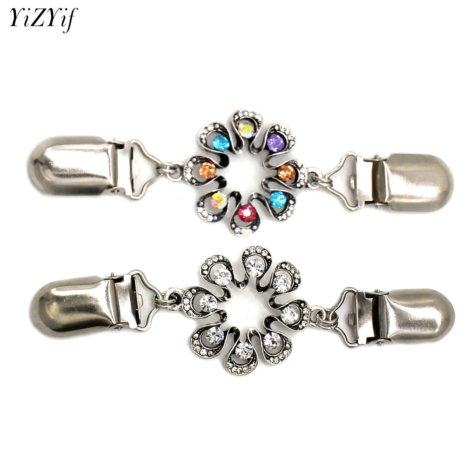 Cardigan Spille Maglione Scialle Clip Perla Ragno Fascino Spilla Pin Clip Collare Bocca D'Anatra Gioielli Spilla Porta Clip Bocca D'Anatra