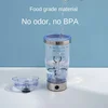 450/600ML Electric Shaker Cup Lazy Stirring Cup Coffee Cup Stainless Steel Protein Powder Sports Fitness Water Cup 5