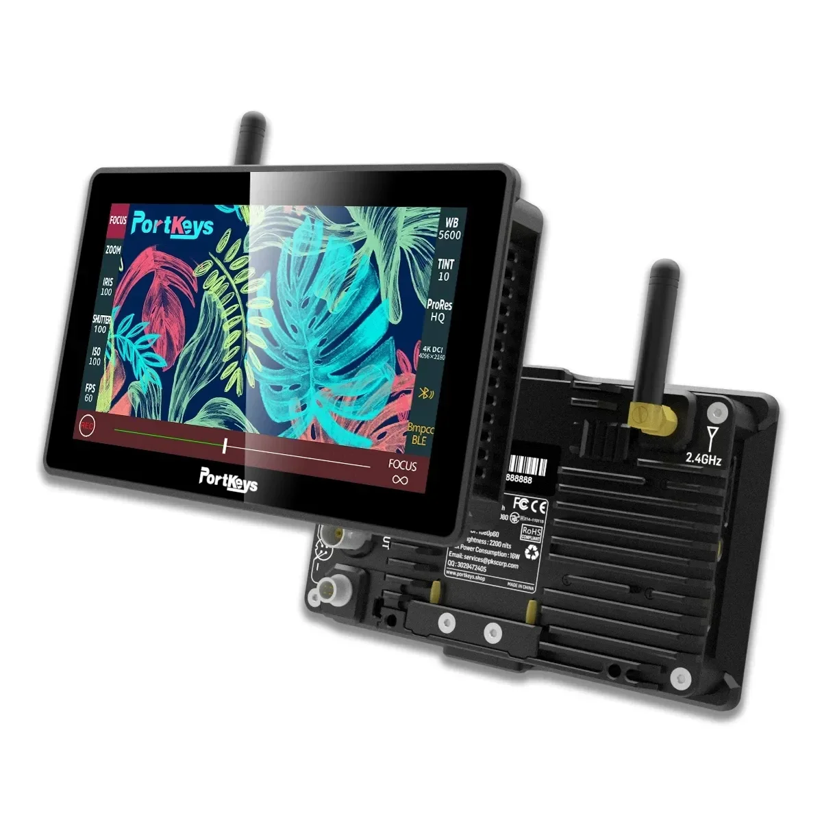 Portkeys BM5 III 5.5" 2200Nit 3G SDI Camera Control Touchscreen Monitor for Canon for Sony RED KOMODO/BMPCC 4K/6K